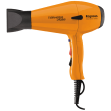 Профессиональный фен для укладки волос "Tornado 2500" Kapous, оранжевый