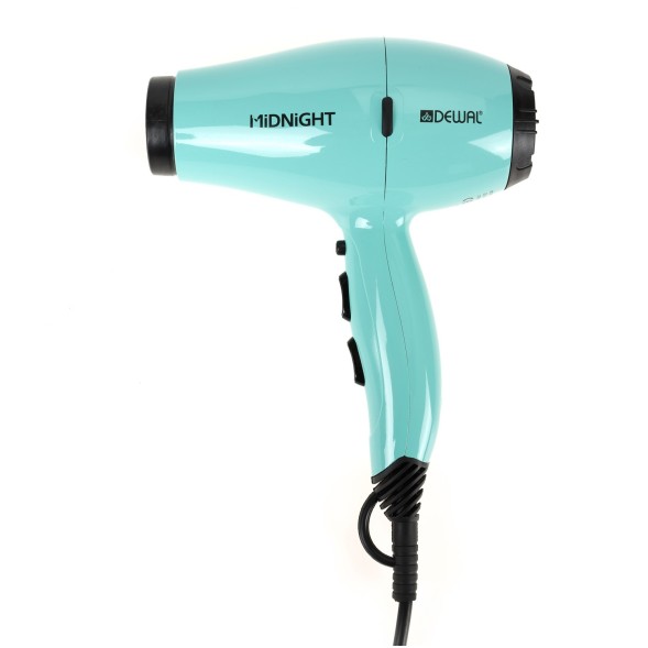 03-107 Mint Фен DEWAL Midnight мятный 2000 вт.ионизация, 2 насадки