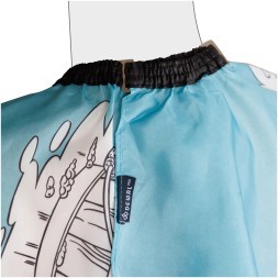 Пеньюар для стрижки DEWAL &quot;Собачки&quot;детский, полиэстер, синий  95х120см, на крючках