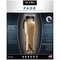 66220 US-1 Машинка для стрижки волос Andis USPRO, 0,5-2.4 мм, сетевая, 8W, 6 нас