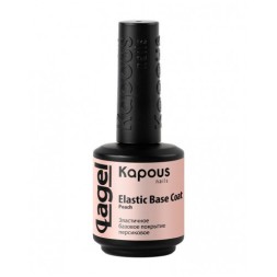 2765 Эластичное базовое покрытие персиковое «Elastic Base Coat Peach» «Lagel», 15 мл