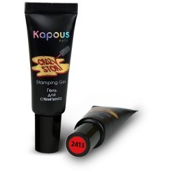Гель для стемпинга «Crazy story» Kapous, красный, 8 мл