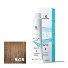 Крем-краска для волос TNL Million Gloss оттенок 8.03 Светлый блонд теплый 100 мл
