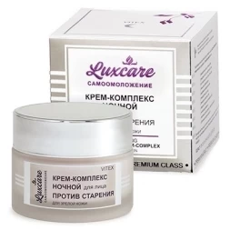 LUX CARE/ Крем НОЧНОЙ д/лица против старения д/зрелой кожи,45мл.