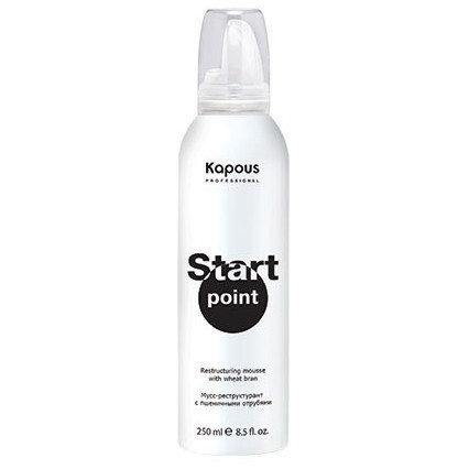 Мусс-реструктурант «Start Point» с пшеничными отрубями Kapous, 250 мл