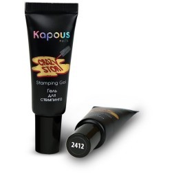 Гель для стемпинга «Crazy story» Kapous, черный, 8 мл