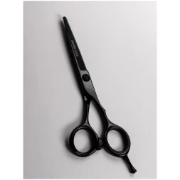 PN 128-5,5 black PRO, Парикмахерские ножницы 5,5&quot;, эргономичные, мягкий упор, черные