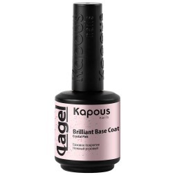 2941 Базовое покрытие Нежный розовый «Вrilliant Base Coat Crystal Pink» «Lagel», 15 мл