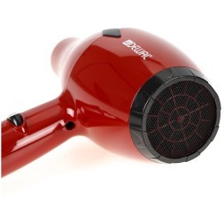 Фен DEWAL PRO STYLE, красный, вес 600гр, 2000Вт, 2 насадки +1 диффузор, провод 2,2м