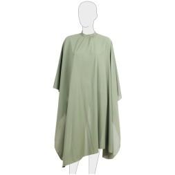 AA48F Пеньюар для стрижки DEWAL, полиэстер, зеленый, 140х150 см