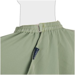 AA48F Пеньюар для стрижки DEWAL, полиэстер, зеленый, 140х150 см