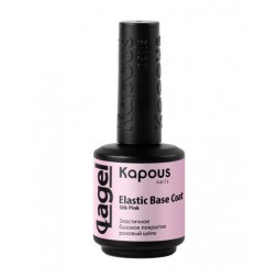 2764 Эластичное базовое покрытие розовый шёлк «Elastic Base Coat Silk Pink» «Lagel», 15 мл
