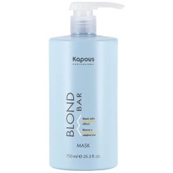 Маска с антижелтым эффектом серии &quot;Blond Bar&quot; Kapous, 750 мл