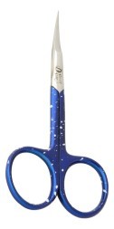 НСС 6 BLUE, ножницы для кутикулы, длинные тонкие лезвия, синее покрытие
