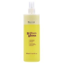 Увлажняющая блеск-сыворотка для волос «Brilliants gloss» Kapous, 500 мл