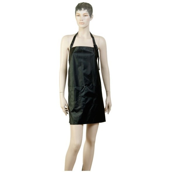 BC01Black Фартук мастера DEWAL для окрашивания &quot;Черное золото&quot;, полиэстер, 70x63см