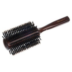 BRT1217 Брашинг DEWAL pro деревянный, с нат.щетиной темный  d 38/78 мм