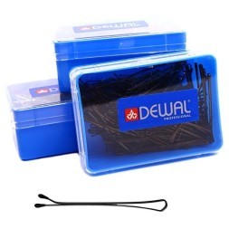 SLN40P-1/200 Невидимки DEWAL черные, прямые 40 мм, 200 гр, в коробке