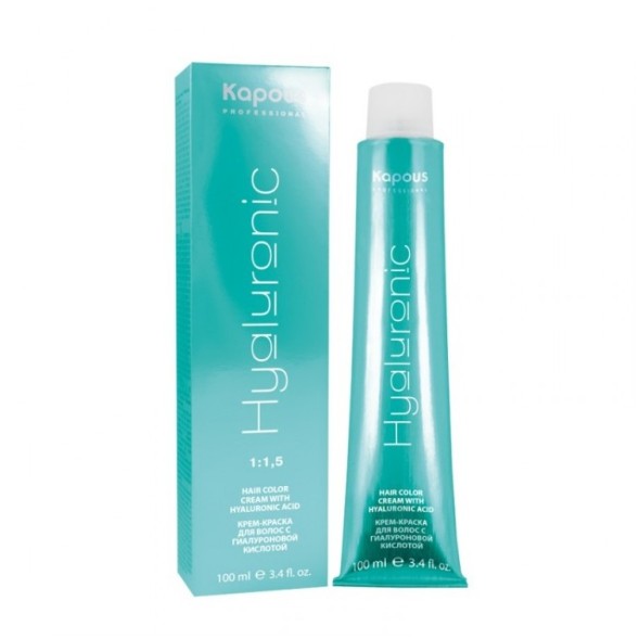 Серебро Крем-краска для волос с Гиалуроновой кислотой серии “Hyaluronic acid”, 100мл