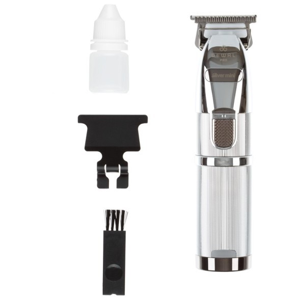 Машинка для стрижки окантовочная DEWAL PRO SILVER MINI, аккум/сеть, 7000 об/мин, Т-нож 40мм, 0,5мм