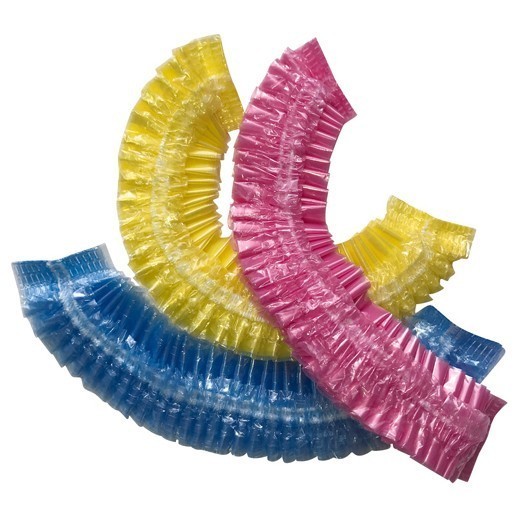 Шапочка DEWAL для процедур, цветная, одноразовая 30 шт/уп CA-12 