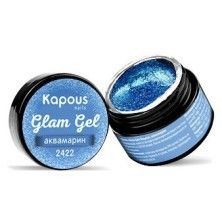 Гель-краска «Glam Gel» Kapous, аквамарин, 5 мл