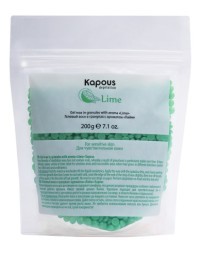 Гелевый воск в гранулах с ароматом «Лайм» Kapous, 200 г