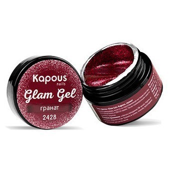 Гель-краска «Glam Gel» Kapous, гранат, 5 мл