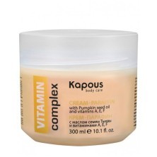 Крем-парафин «VITAMIN complex» с маслом семян Тыквы и витаминами A, E, F Kapous, 300 мл