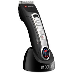 03-071 Машинка для стрижки DEWAL ULTRA, 1-1,9 мм, аккум/сетев,ЖК экран, 2 ножа (титан/керам),4 нас.