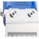 Машинка для стрижки DEWAL PRO NEON BLUE, аккум\сет, 6000 об\мин, нож 45 мм, 0,8 - 2,0 мм, 6 нас