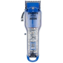 Машинка для стрижки DEWAL PRO NEON BLUE, аккум\сет, 6000 об\мин, нож 45 мм, 0,8 - 2,0 мм, 6 нас