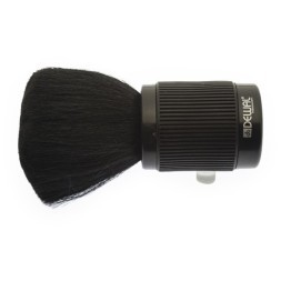 Кисть-сметка DEWAL, настольная, ручка-пластик прорезиненный, натуральная щетина, цвет черный