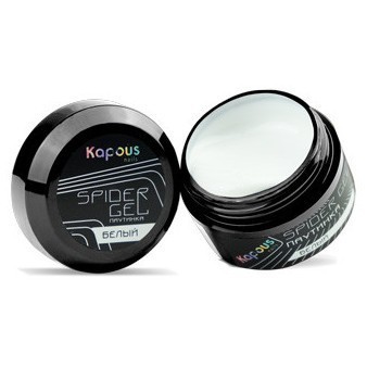 Гель-паутинка для дизайна «Spider Gel» Kapous, белый, 5 мл