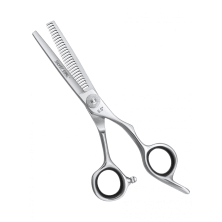 PN 116-5.5F PRO, Филировочные ножницы односторонние 5,5", эргономичные, выносной винт