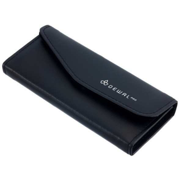 Футляр DEWAL для ножниц, кожзам, чёрного цвета