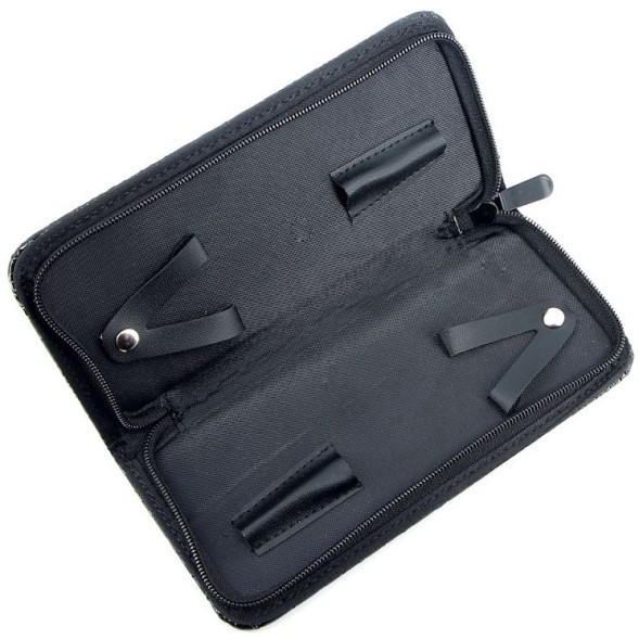 Футляр DEWAL для ножниц, кожзам, чёрного цвета