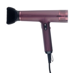 Фен DEWAL PRO LEGACY, бордовый, 1700W, бесщеточный мотор, ионизация, 2 насадки + диффузор, провод 3м