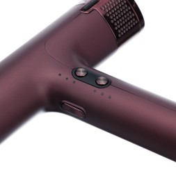 Фен DEWAL PRO LEGACY, бордовый, 1700W, бесщеточный мотор, ионизация, 2 насадки + диффузор, провод 3м