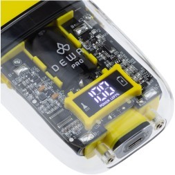 Шейвер для проработки контуров/бороды DEWAL PRO BARBER STYLE NEON YELLOW ,аккум, 7000об\мин,2 бр.гол