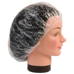 CA-9111L Шапочка DEWAL для душа, прозрачная 30 шт/уп