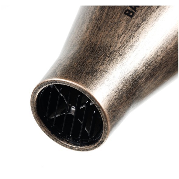 Фен DEWAL PRO BARBER STYLE, бронзовый, вес 570гр, 2200Вт, ионизация, 2 насадки, провод 3м