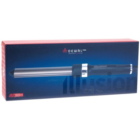 03-2717 Плойка DEWAL ILLUSION , 27x17мм, керамико-турмалиновое покрытие, 45 Вт