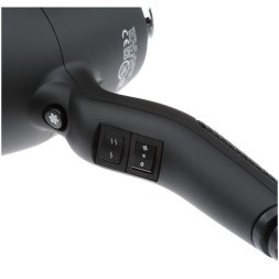 03-001 Black Фен DEWAL ErgoLife черный софт тач,  2200 Вт, ионизация, 2 насадки