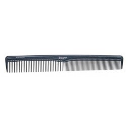 CO-6046-NANO Расческа рабочая DEWAL NANO комбинированная, антистатик, черная  18,5 см