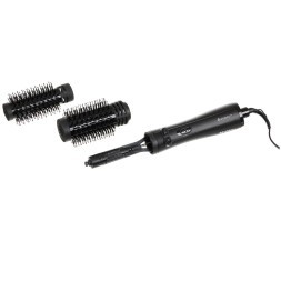 Фен-щетка DEWAL PRO AIR SHINE, черная, 1200Вт, 2 насадки: 38мм, 50 мм, провод 3м