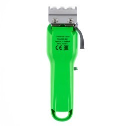 Машинка для стрижки DEWAL PRO NEON GREEN, аккум\сет, 6000 об\мин, нож 45 мм, 0,8 - 2,0 мм, 6 нас