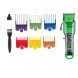 Green Машинка для стрижки DEWAL PRO BARBER STYLE NEON GREEN, аккум\сет, 6000 об\мин, нож 45 мм, 0,8 - 2,0 мм, 6 нас  03-081