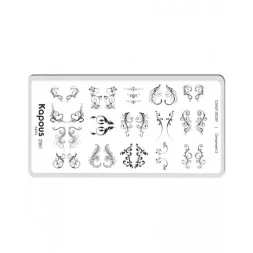 Ornament 2, пластина для стемпинга «Crazy story» Kapous