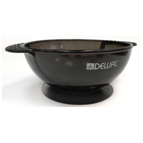 T-18black Чаша для краски DEWAL, черная , с двумя ручками с прорезиненной вставкой 300 мл